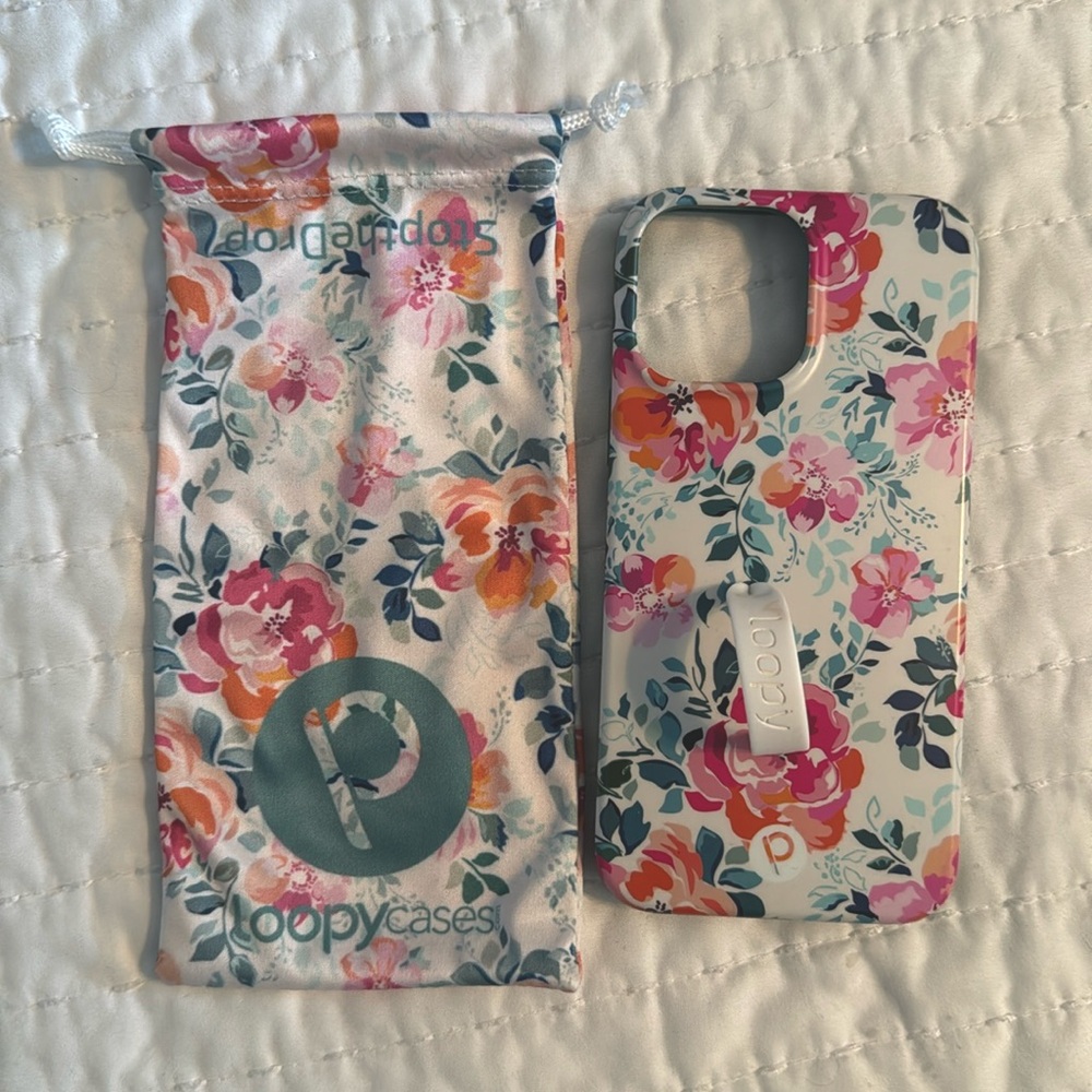 Loopy floral iPhone 13 Pro Max case
